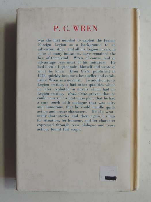 Sinbad The Soldier- P.C. Wren   1958