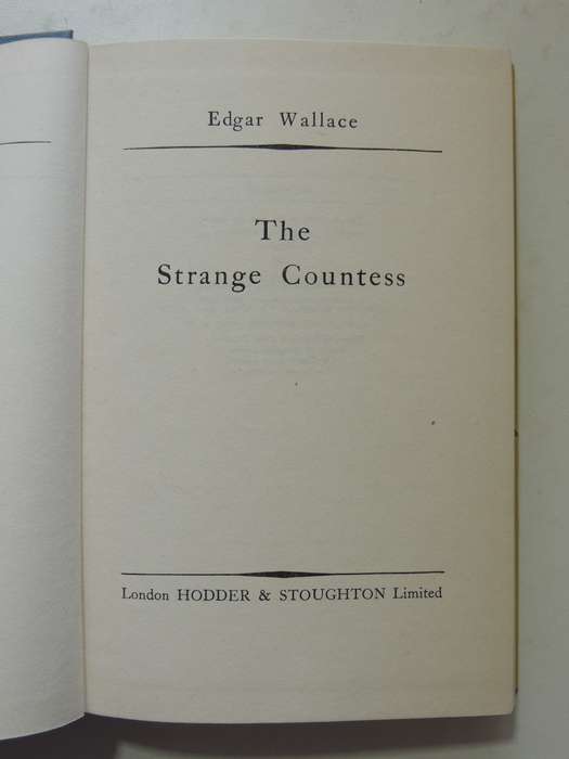 The Strange Countess - Edgar Wallace