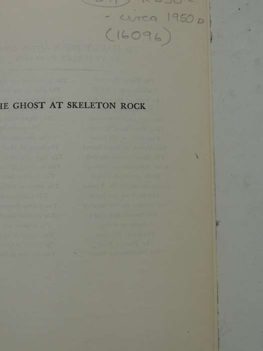 The Ghost At Skeleton Rock  - Franklin W. Dixon     Circa 1950s