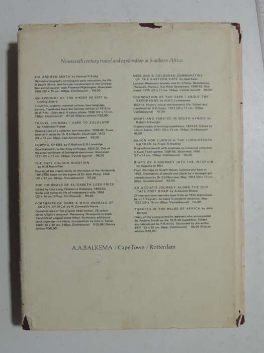 Andrew Smith's Journal Of His Expedition Into The Interior Of South Africa / 1834-36ed William F. L