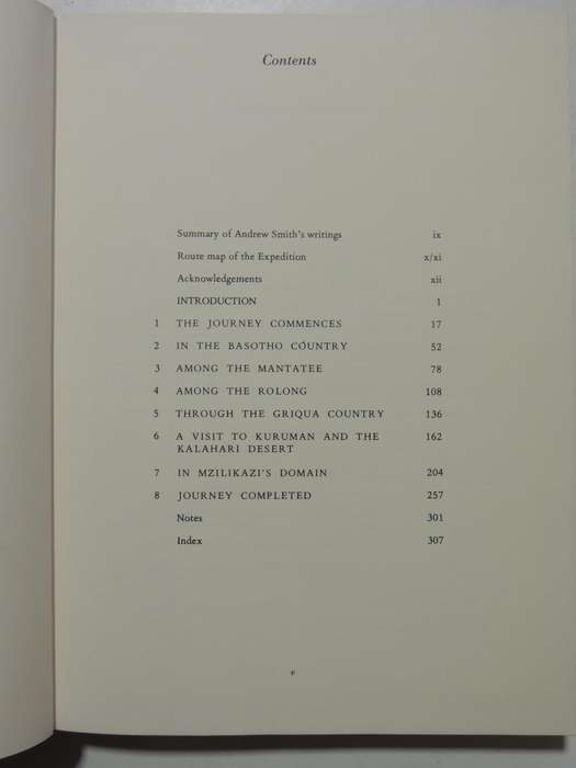 Andrew Smith's Journal Of His Expedition Into The Interior Of South Africa / 1834-36ed William F. L