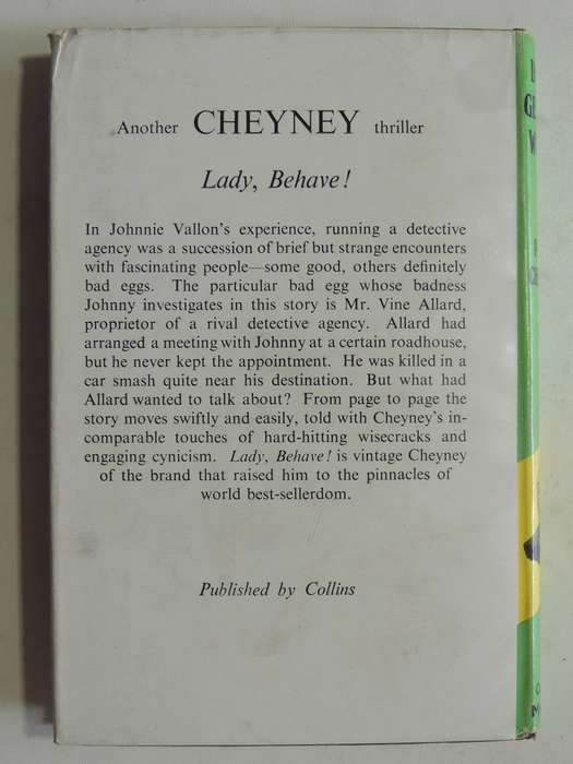 Don't Get Me Wrong - Peter Cheyney