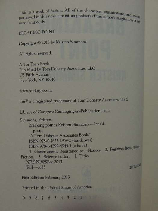 Breaking Point - Kristen Simmons
