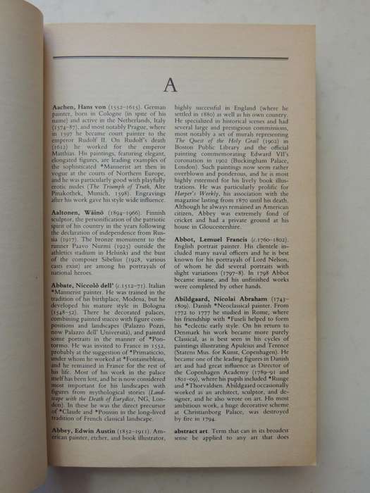 The Concise Oxford Dictionary of Art and Artists- Ed Ian Chilvers