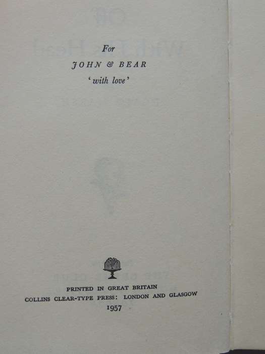 Off With His Head - Ngaio Marsh       First Edition  1957