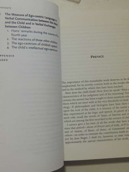 The Language and Thought of the Child - Jean Piaget    3rd Ed.
