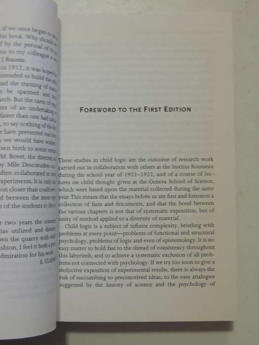 The Language and Thought of the Child - Jean Piaget    3rd Ed.