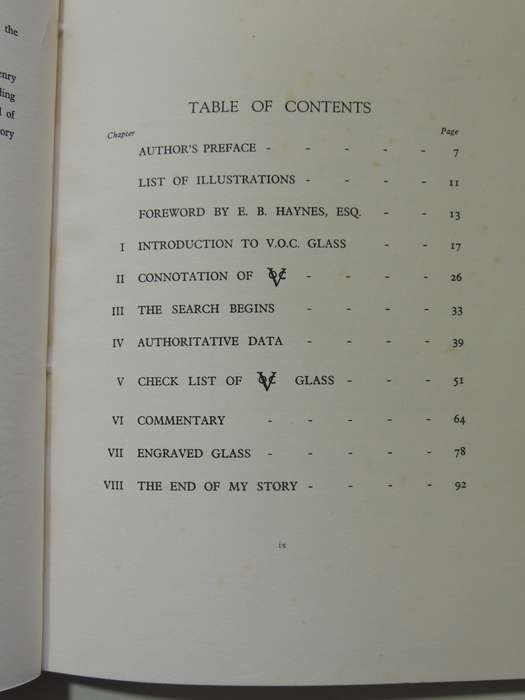 In Search Of VOC Glass - David Heller