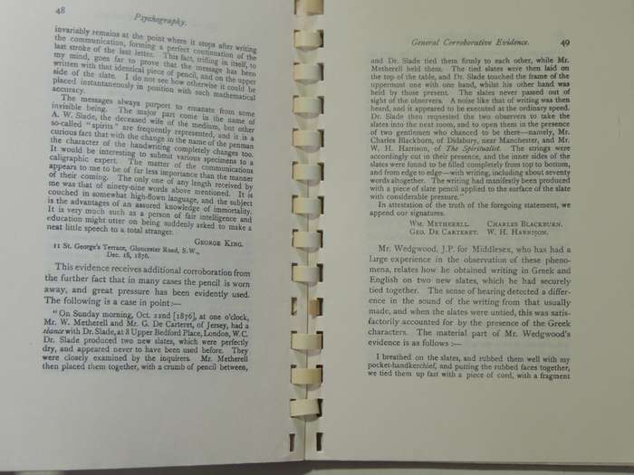 Direct Spirit Writing - Rev. W. Stainton Moses