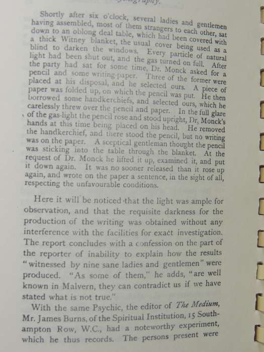 Direct Spirit Writing - Rev. W. Stainton Moses
