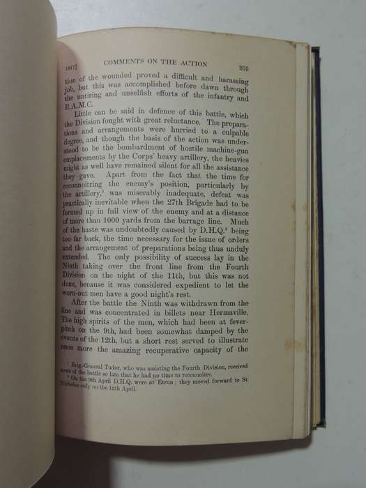 The History Of The 9th (Scottish) Division 1914-1919 - John Ewing M.C.