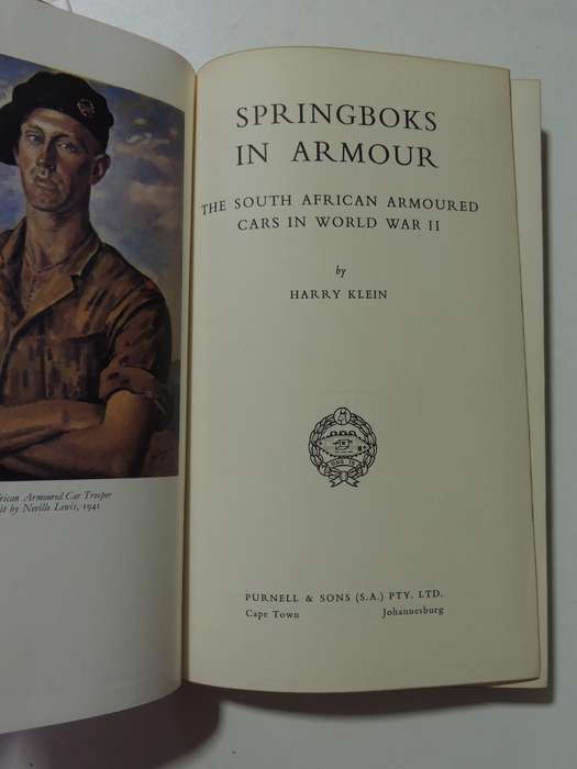 Springboks In Armour: The South African Armoured Cars In world War II - Harry Klein