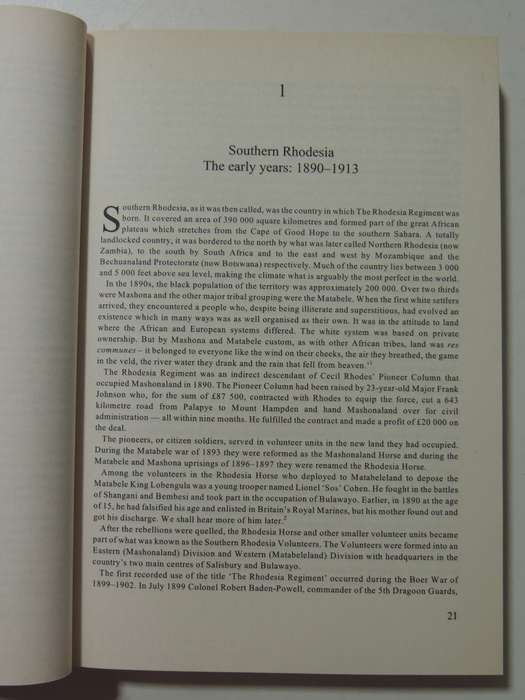 The Rhodesia Regiment: From Boer War To Bush War 1899-1980 - Alexandre Binda