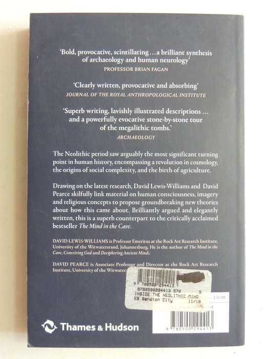 Inside The Neolithic Mind - David Lewis-Williams & David Pearce