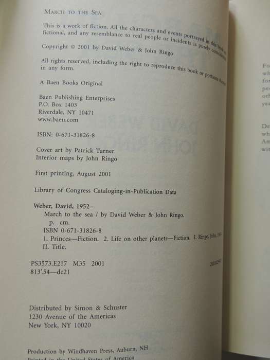 March Series: Vol 1-4, March Upcountry, March To The Sea,March To The Stars, We Few -David Weber, JR