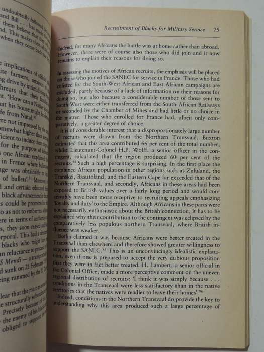 Fighting Their Own War:  South African Blacks And The First World War - Albert Grundlingh