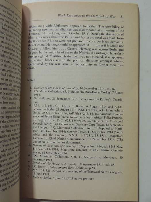Fighting Their Own War:  South African Blacks And The First World War - Albert Grundlingh