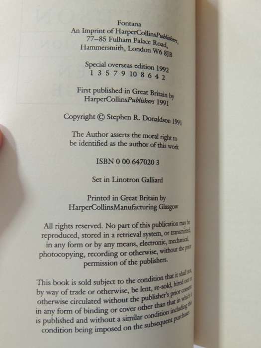 4 Vol Set: The GAP Into Conflict, Vision, Power, Madness - Stephen Donaldson