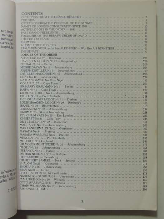 Hebrew Order Of David: The First 80 Years