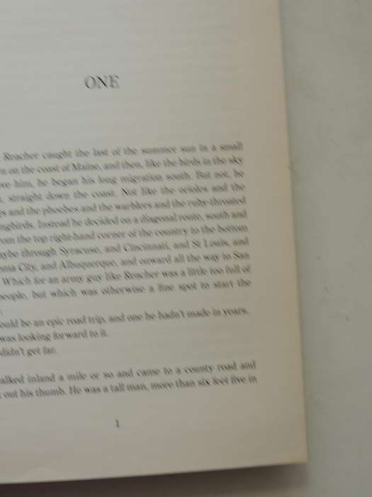 Past Tense  - Lee Child - First Edition, Signed