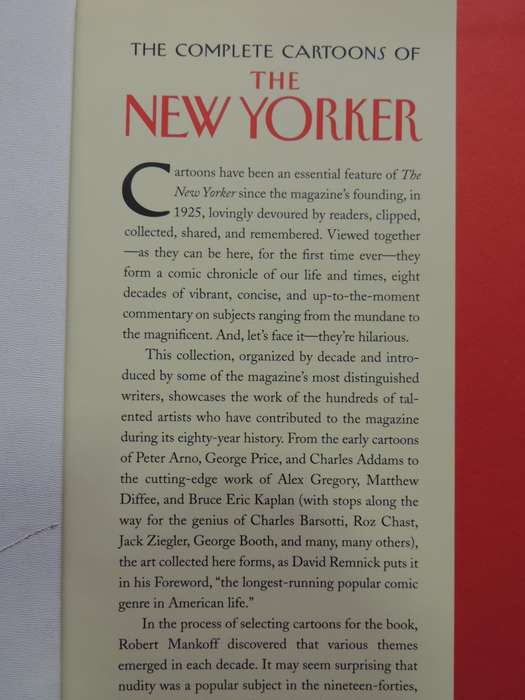 The Complete Cartoons of The New Yorker- Ed Robert Mankoff   Incl 2 CD's