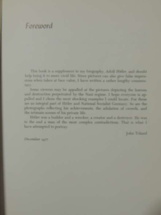 Hitler: The Pictorial Documentary Of His Life- John Toland