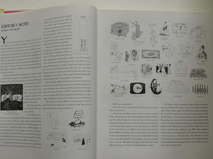 The Complete Cartoons of The New Yorker- Ed Robert Mankoff   Incl 2 CD's