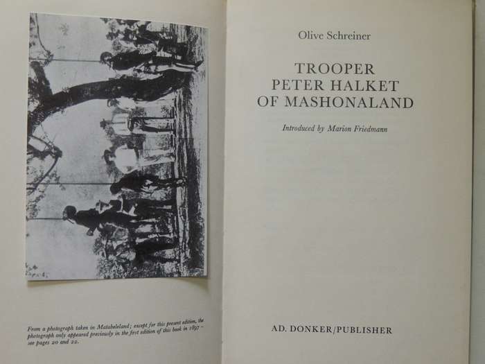 Trooper Peter Halket Of Mashonaland - Olive Schreiner