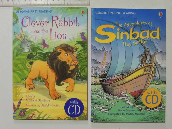 Usborne Young Readers Collection, 10 Books with CD's   (2 CD'S missing)