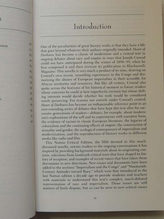 Heart Of Darkness  - Joseph Conrad  (Norton 5th Critical Edition)