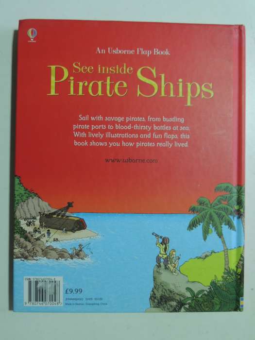 See Inside Pirate Ships, An Usborne Flap Book, Over 70 Flaps
