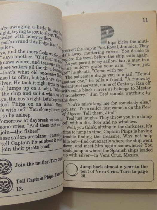 Time Machine 4: Sail With Pirates- Jim Gasperini      Game Book