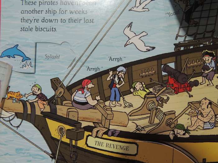 See Inside Pirate Ships, An Usborne Flap Book, Over 70 Flaps
