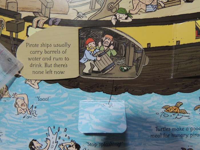 See Inside Pirate Ships, An Usborne Flap Book, Over 70 Flaps