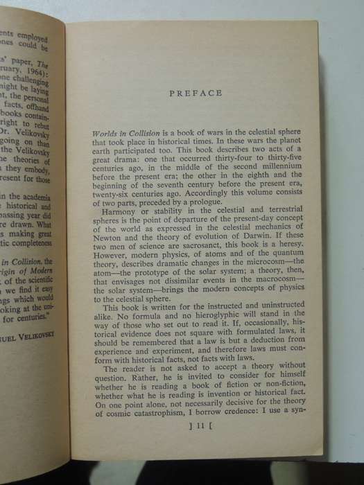 Worlds In Collision- Immanuel Velikovsky