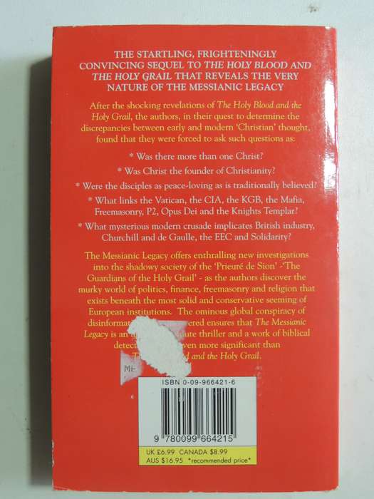 The Messianic Legacy - Michael Baigent, Richard Leigh & Henry Lincoln