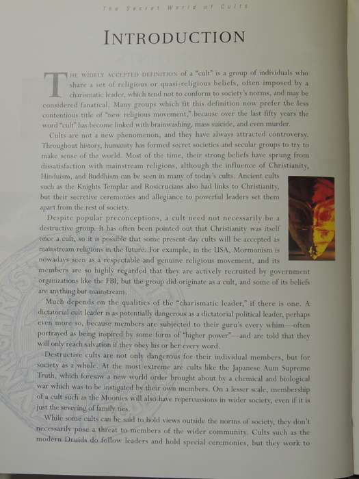 The Secret World Of Cults: From Ancient Druids To Heaven's Gate - Sarah Moran