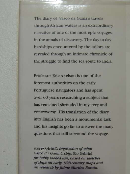 Vasco Da Gama: The Diary Of His Travels Through African Waters 1497-1499 - Eric Axelson
