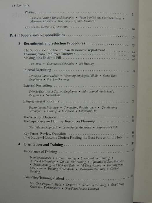Supervision In The Hospitality Industry (3rd Edition) - Raphael R. Kavanaugh & Jack D. Ninemeier