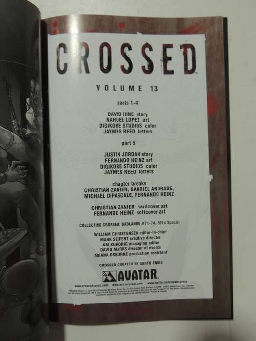 Crossed Vol 13: Badlands - David Hine & Justin Jordan