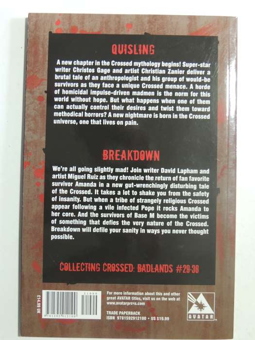 Crossed Vol 7: Badlands - Christos Gage & Christian Zanier