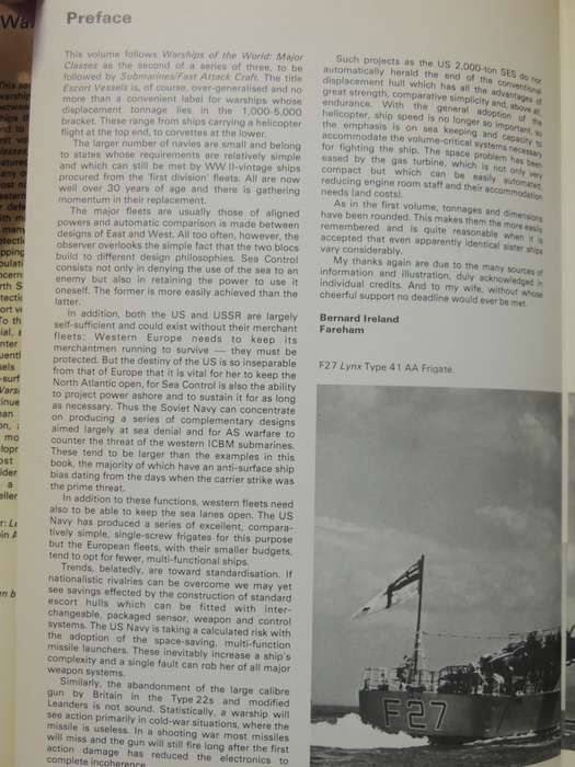 Warships Of The World: Escort Vessels  - Bernard Ireland