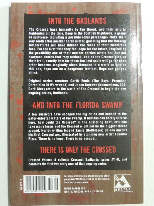 Crossed Vol 4: Crossed - Garth Ennis & Jacen Burrows