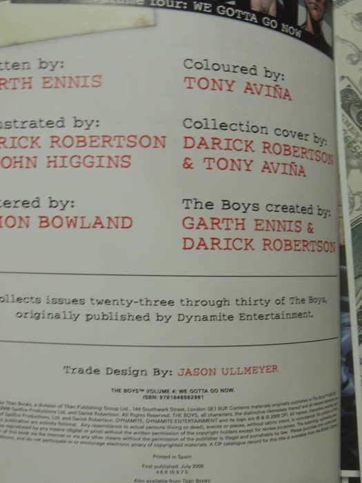 The Boys Volume 4: We Gotta Go Now- Garth Ennis & Darick Robertson