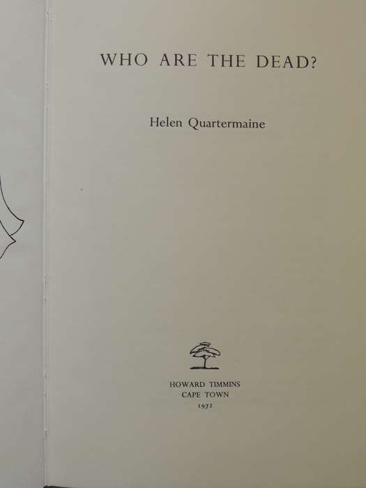 Who Are The Dead? - Helen Quartermaine