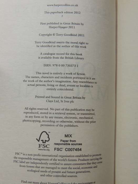 The Omen Machine - Terry Goodkind