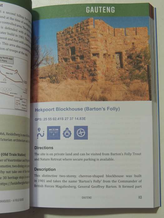 Anglo-Boer War Blockhouses - A Field Guide- Simon C Green  SIGNED
