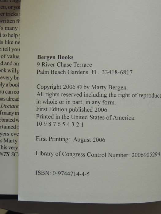 More Declarer Play the Bergen Way, How to Make More Contracts - Marty Bergen Inscribed