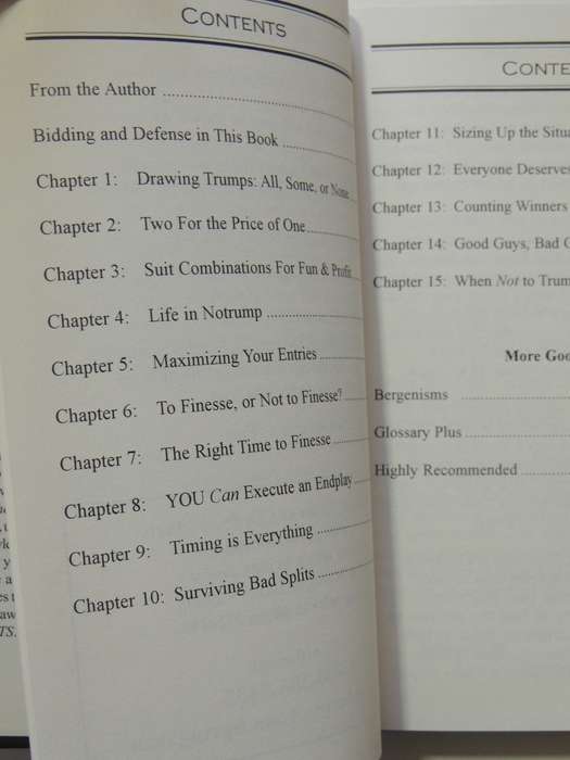 More Declarer Play the Bergen Way, How to Make More Contracts - Marty Bergen Inscribed