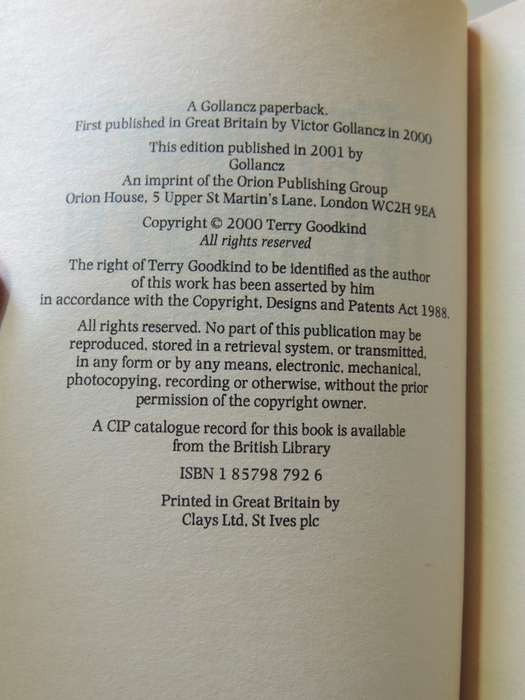 Faith of the Fallen - Terry Goodkind